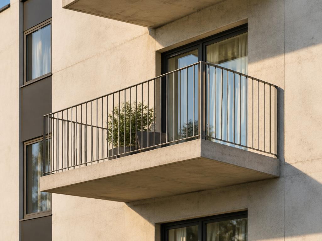Illustrative photograph of balcony