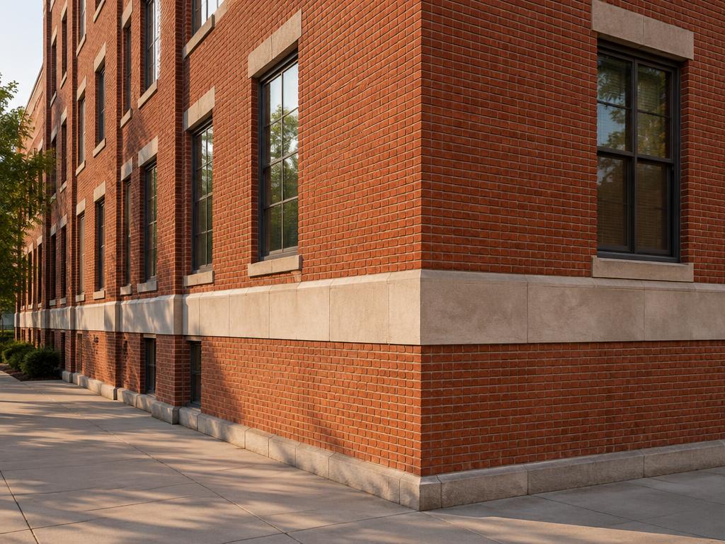 Illustrative photograph of belt course