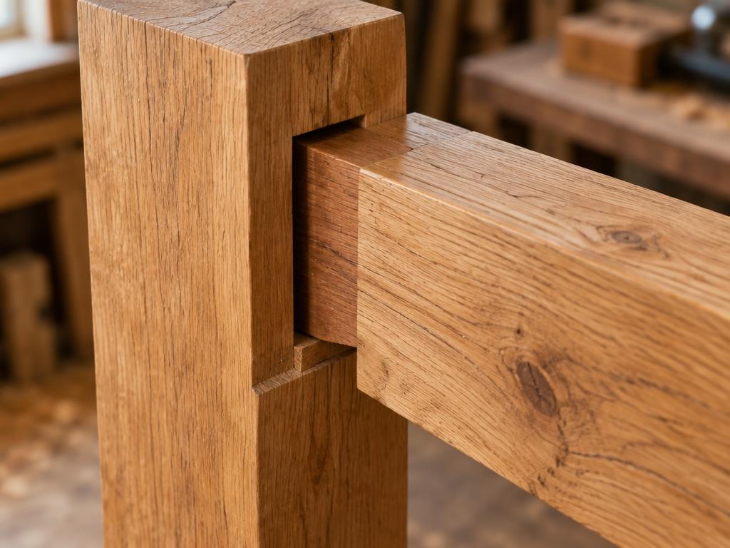 Illustrative photograph of bridle joint