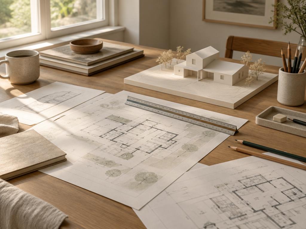 Illustrative photograph of building designer