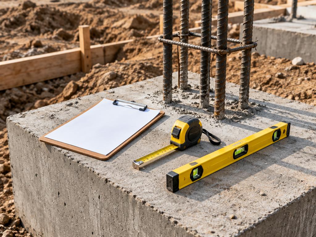 Illustrative photograph of building inspector