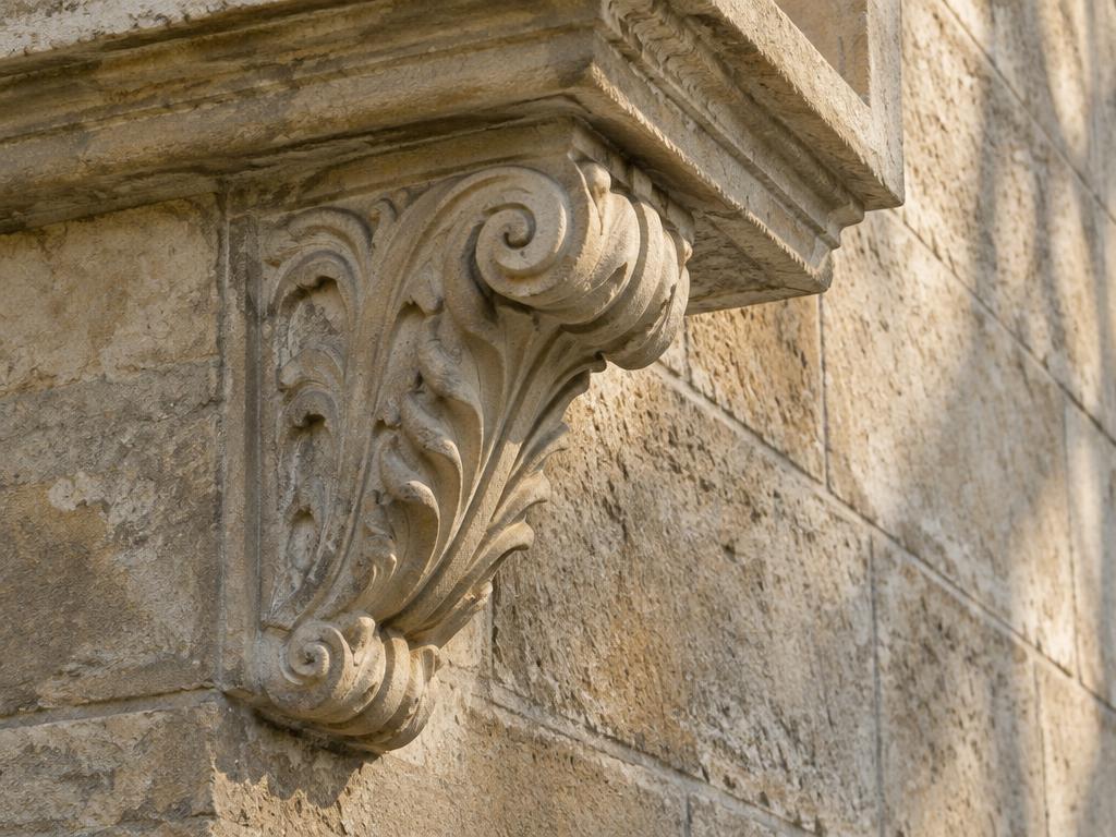 Illustrative photograph of corbel