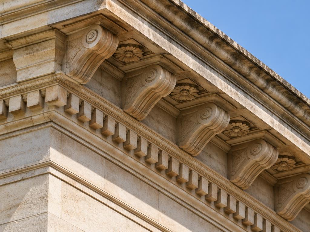 Illustrative photograph of cornice