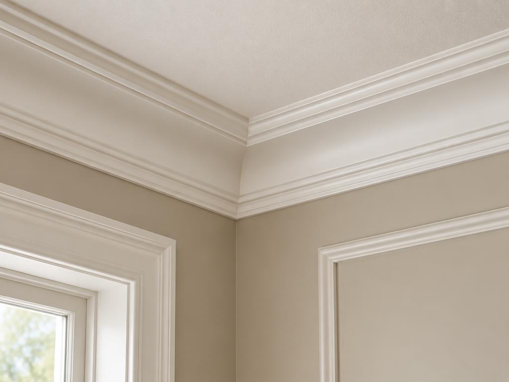 Illustrative photograph of crown molding