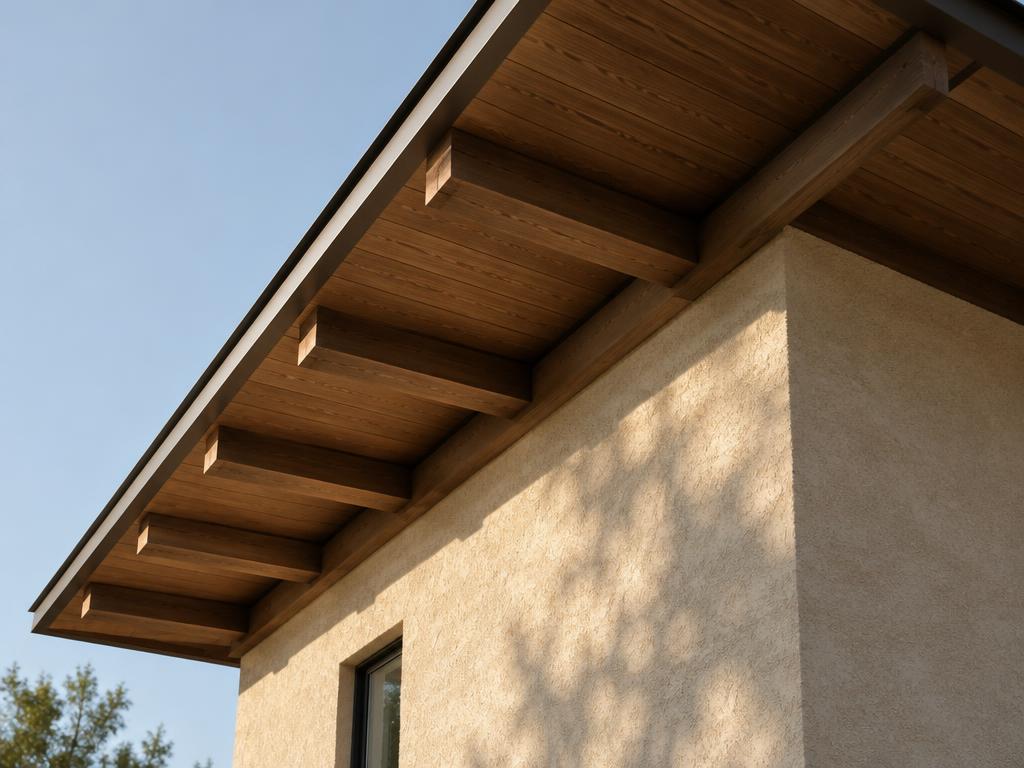 Illustrative photograph of eave