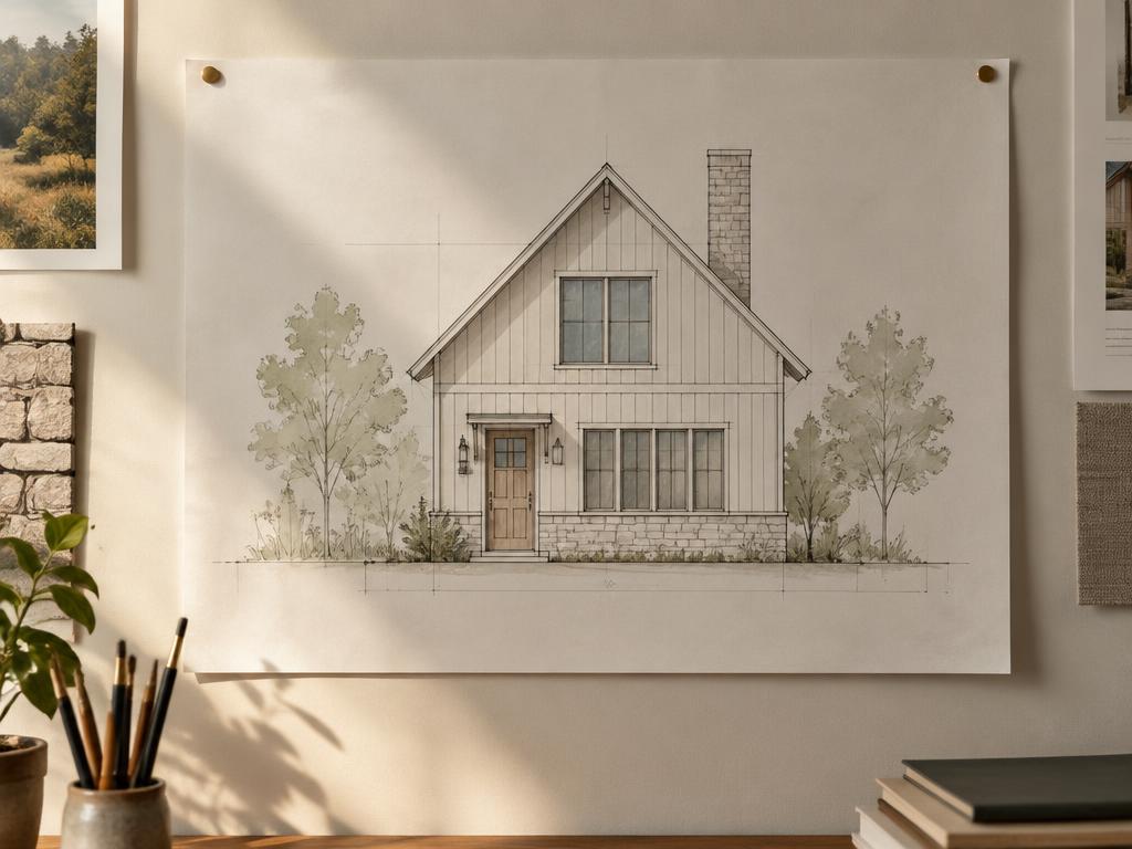 Illustrative photograph of exterior elevation