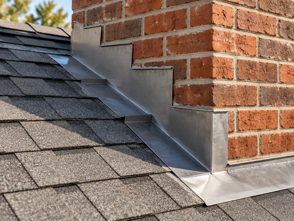 Illustrative photograph of flashing