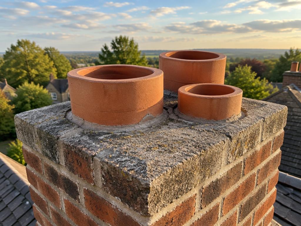 Illustrative photograph of flue
