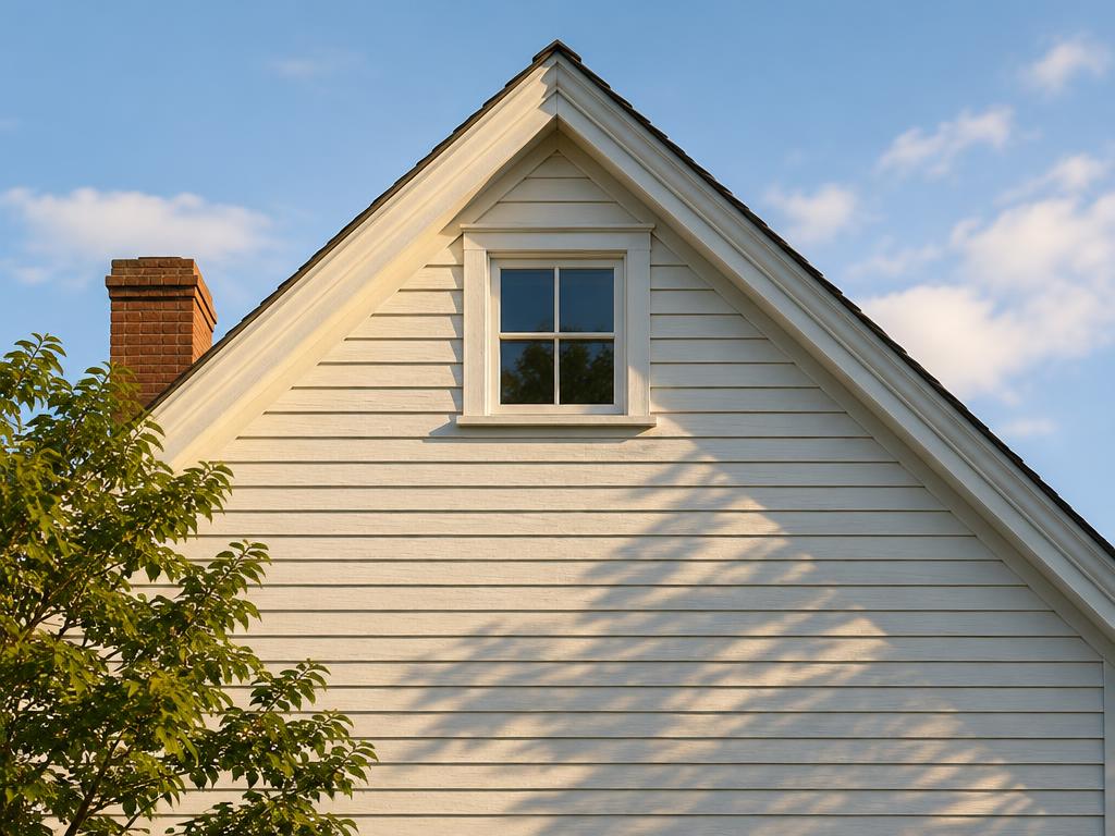Illustrative photograph of gable end