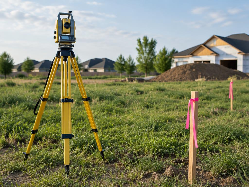 Illustrative photograph of land survey