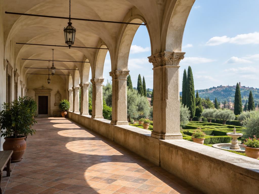 Illustrative photograph of loggia