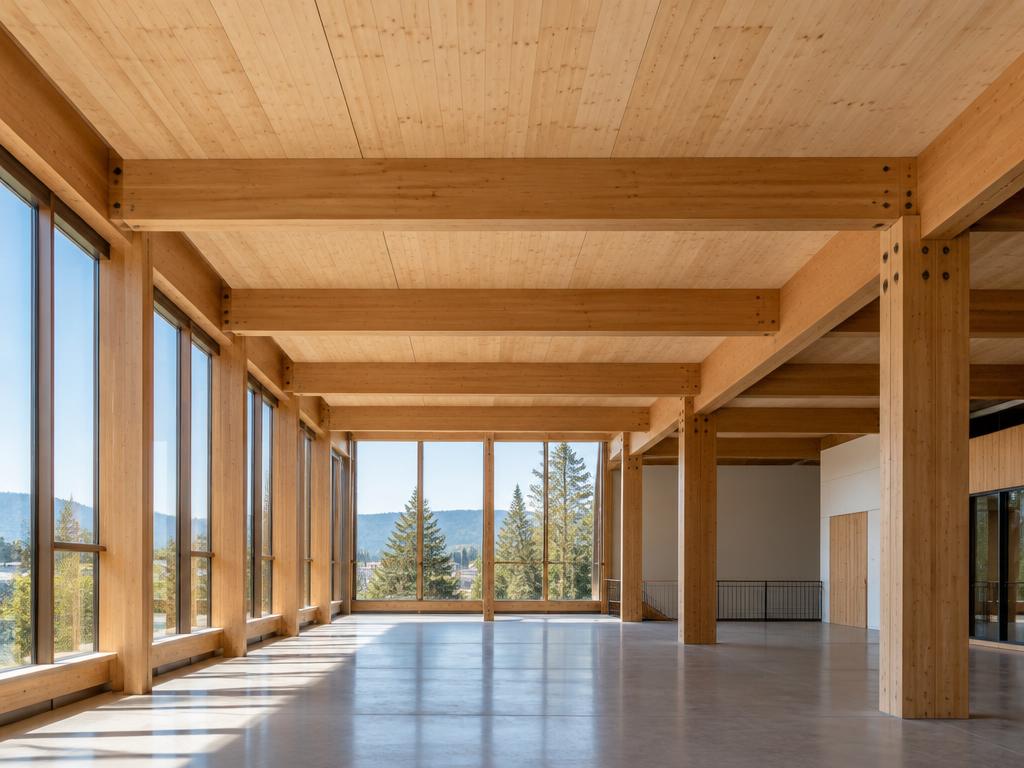 Illustrative photograph of mass timber