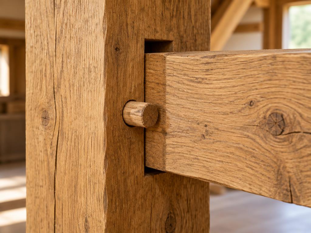 Illustrative photograph of mortise and tenon