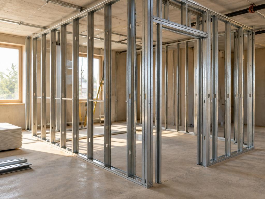 Illustrative photograph of non-load-bearing wall