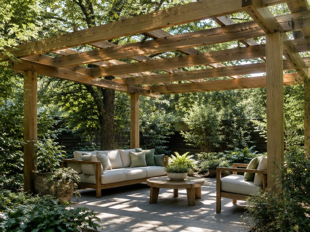 Illustrative photograph of pergola