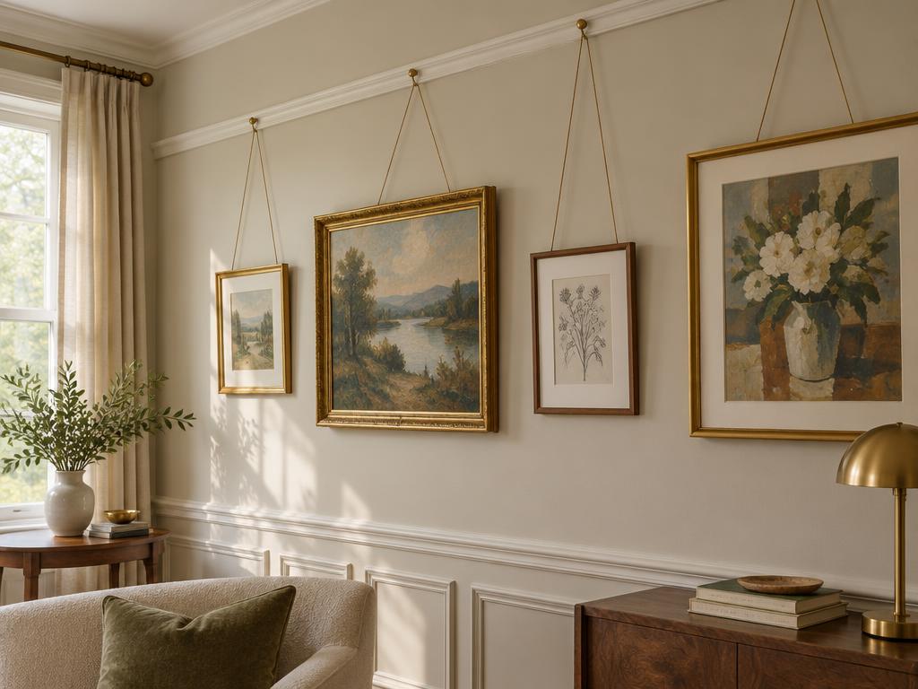 Illustrative photograph of picture rail