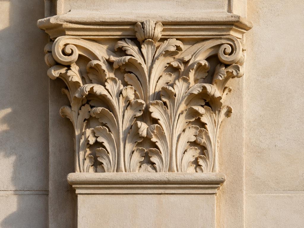 Illustrative photograph of pilaster capital
