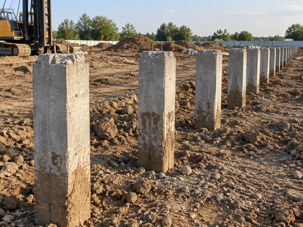 Illustrative photograph of pile