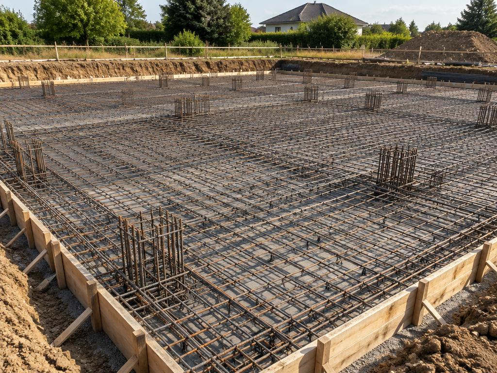 Illustrative photograph of raft foundation