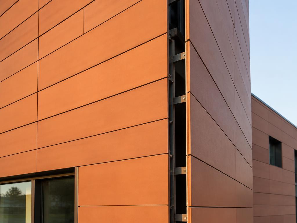 Illustrative photograph of rainscreen