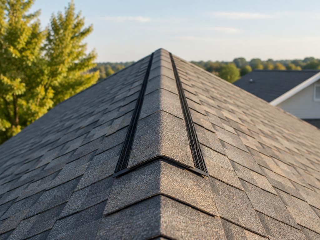 Illustrative photograph of ridge vent