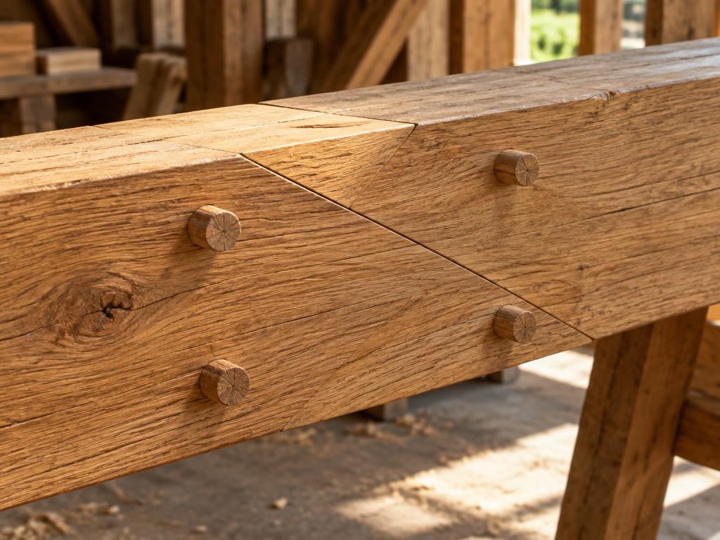 Illustrative photograph of scarf joint