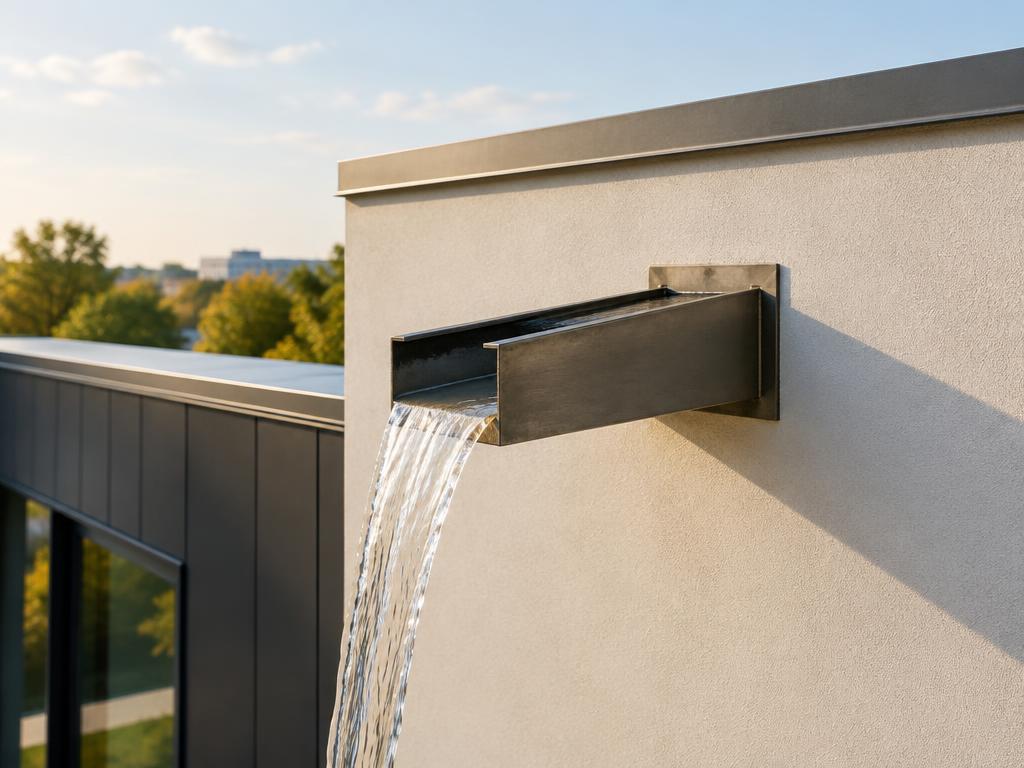 Illustrative photograph of scupper