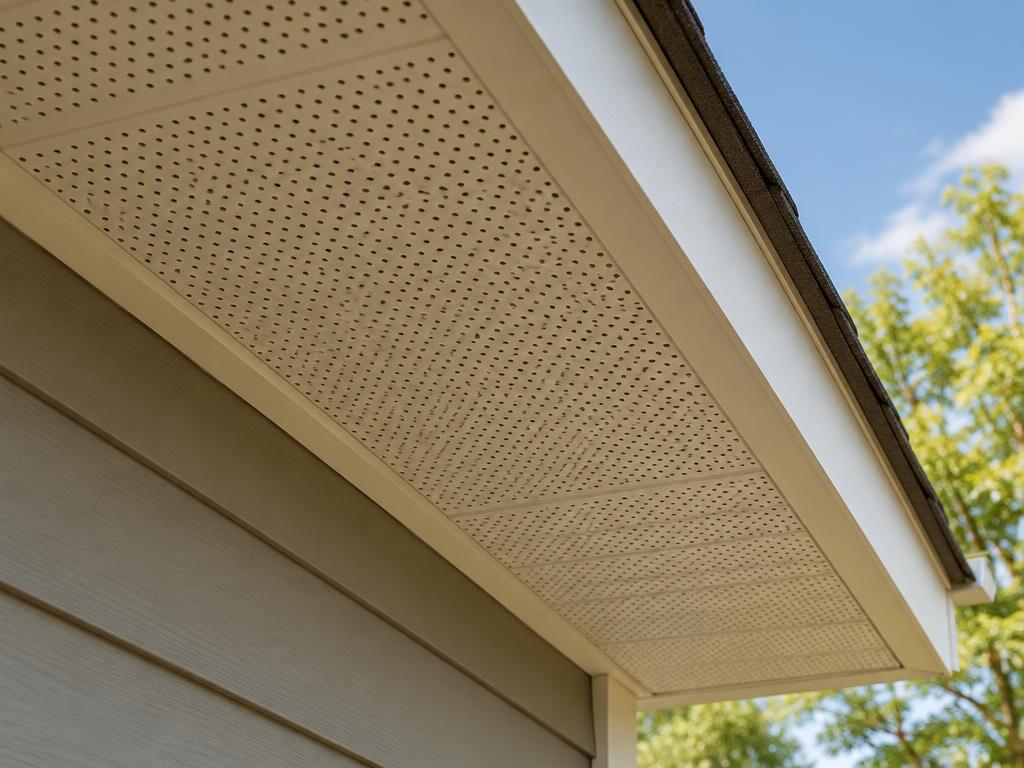 Illustrative photograph of soffit vent