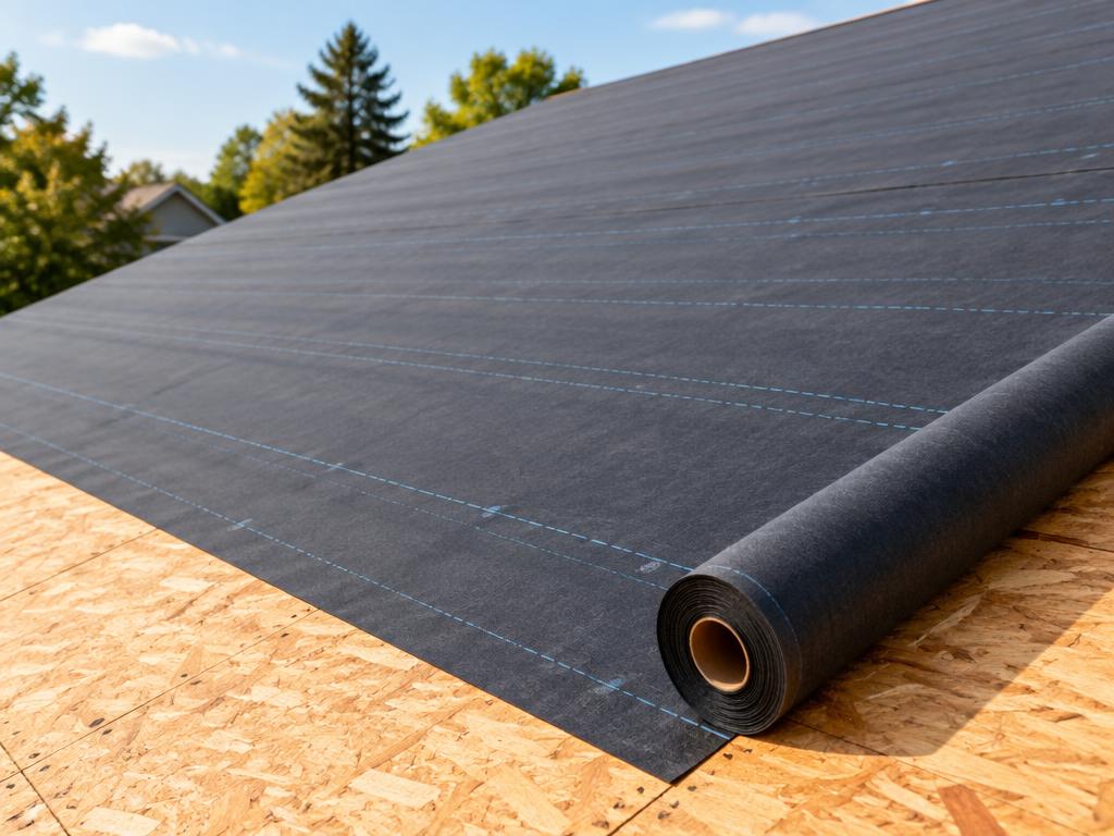 Illustrative photograph of underlayment