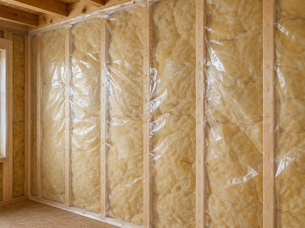 Illustrative photograph of vapor barrier