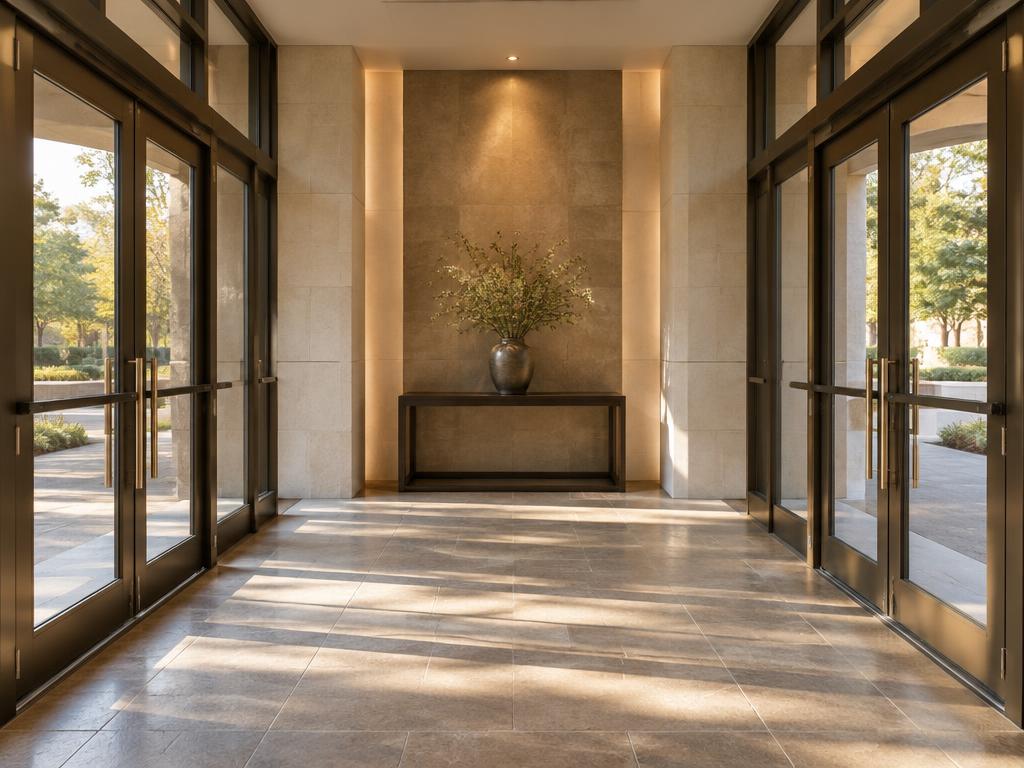 Illustrative photograph of vestibule